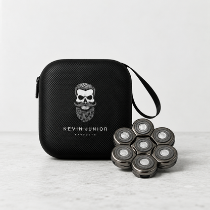 PRO HEAD SHAVER TRAVEL CASE & SPARE HEAD BUNDLE